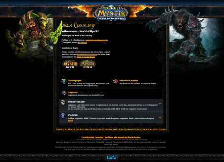 World of Mystik blizzlike PvE Server